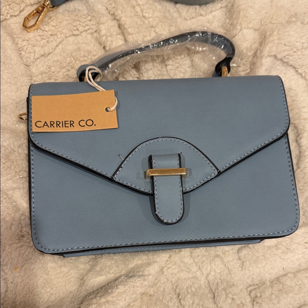 Stylish Blue Crossbody Bag - Picture 4 of 7